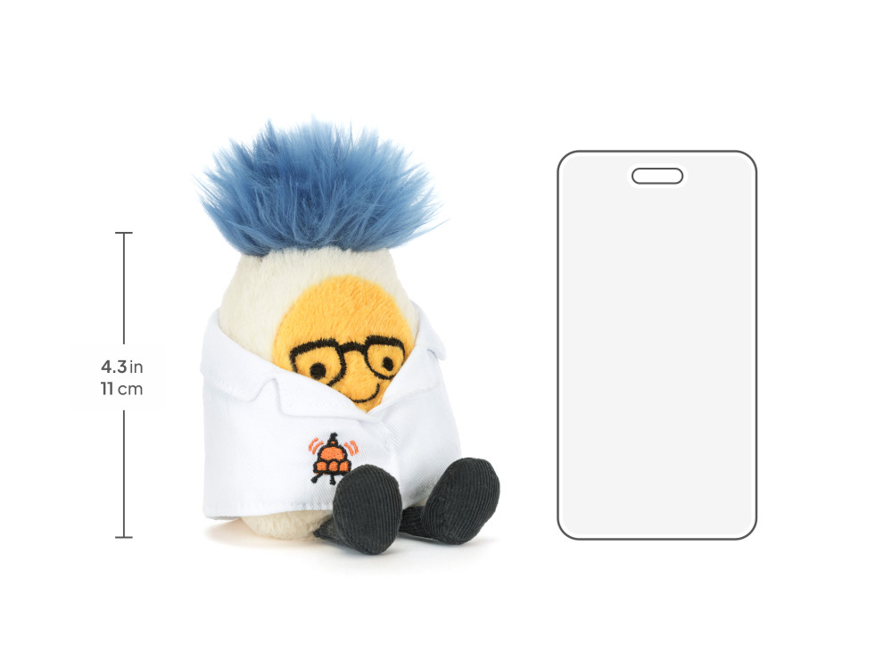Amuseables Boiled Egg Scientist Outfit - Image 6