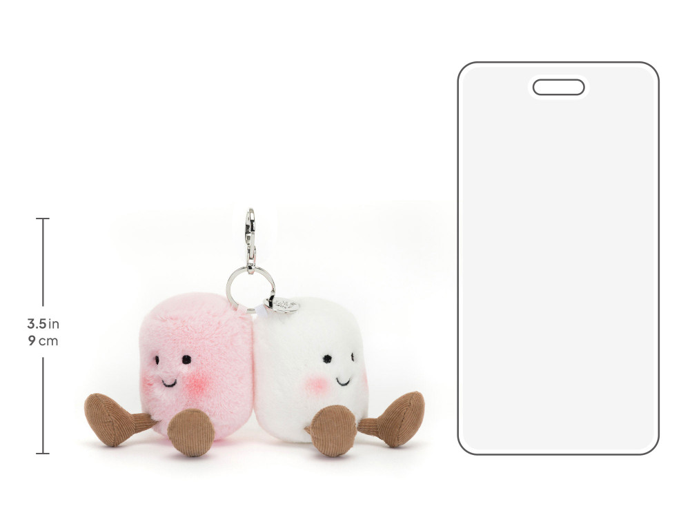 Amuseables Pair of Marshmallows Bag Charm - Image 5
