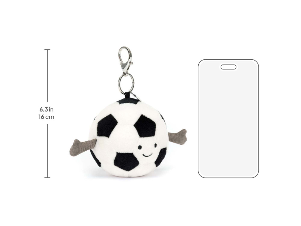 Amuseables Sports Soccer Bag Charm - Image 5