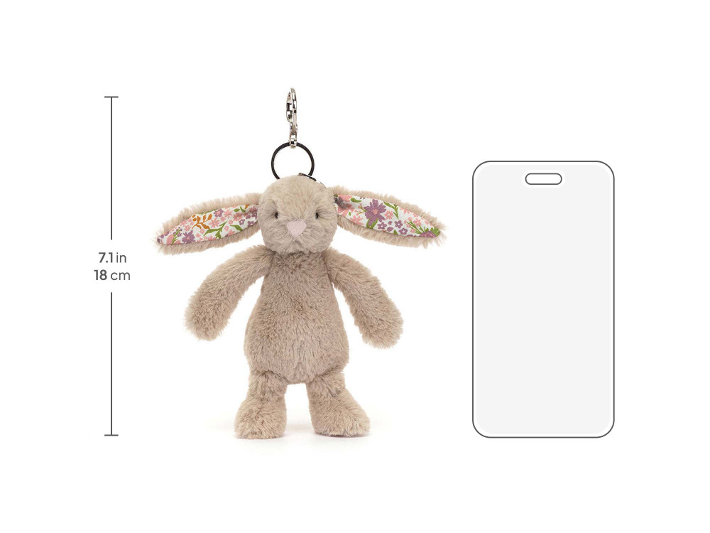 Blossom Beige Bunny 'Petal' Bag Charm - Image 5