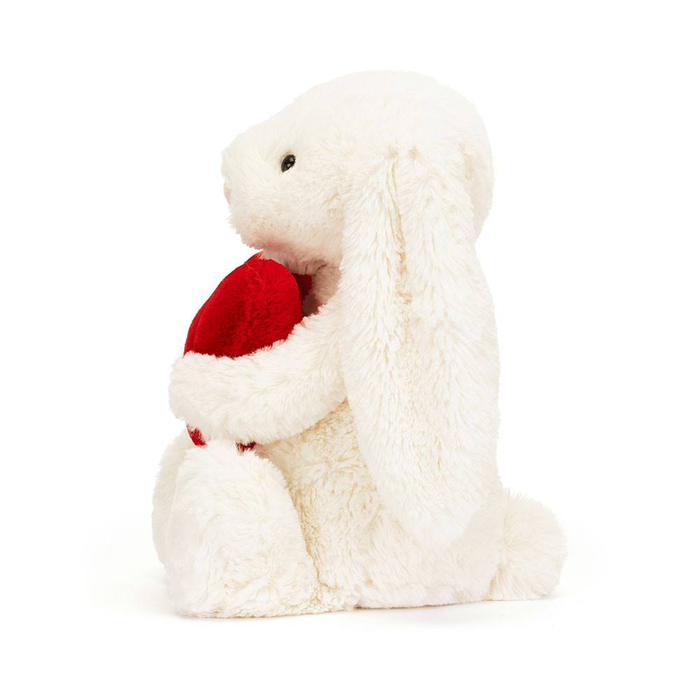 Bashful Red Love Heart Bunny - Image 2