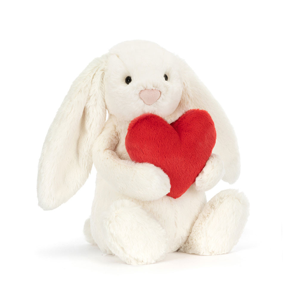 Bashful Red Love Heart Bunny - Image 7