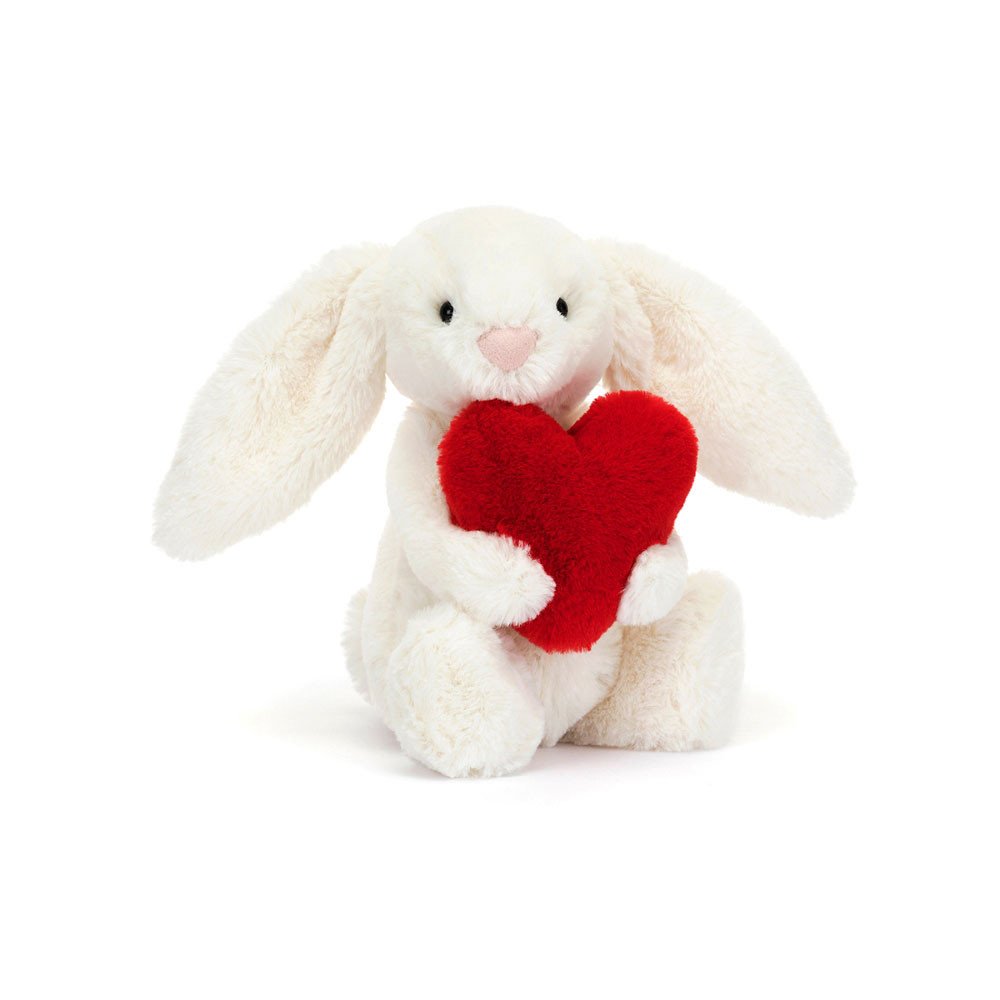 Bashful Red Love Heart Bunny - Image 4
