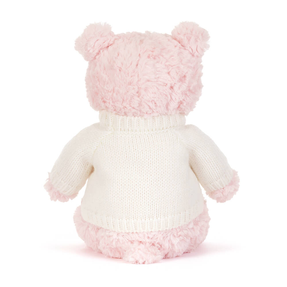 Leola Bear with Personalized Cream Jumper - Image 4