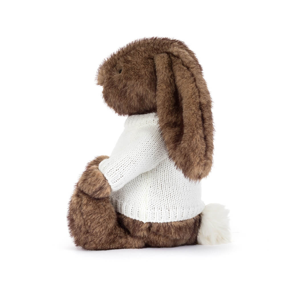 Hoppleston Luxe Bunny with Personalized Cream Jumper - Image 3