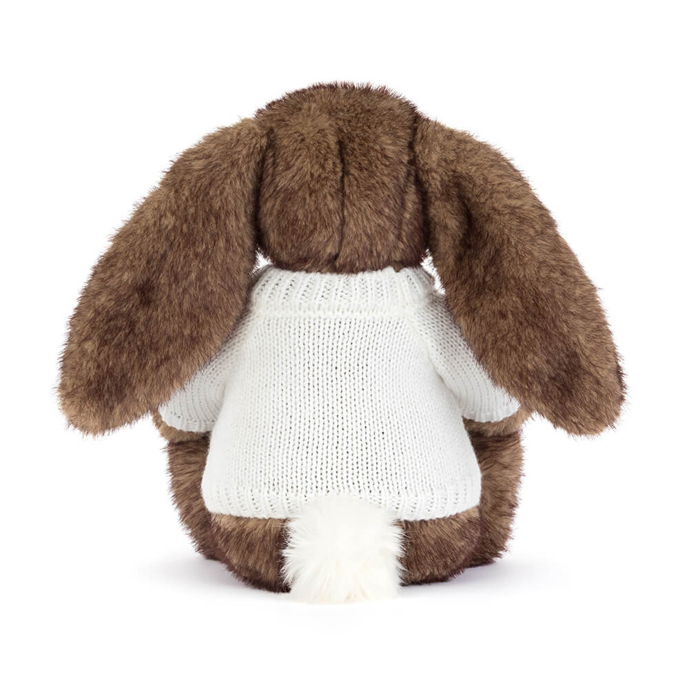 Hoppleston Luxe Bunny with Personalized Cream Jumper - Image 4