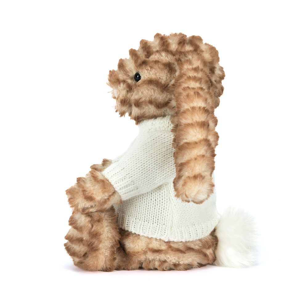 Bashful Luxe Bunny Juniper with Personalized Cream Jumper - Image 3