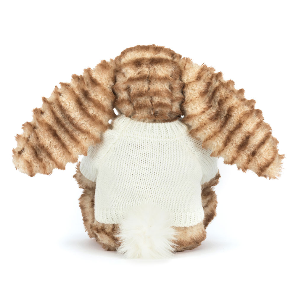 Bashful Luxe Bunny Juniper with Personalized Cream Jumper - Image 4