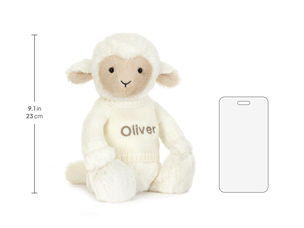 Skipson Lamb with Personalized Cream Jumper - Image 6