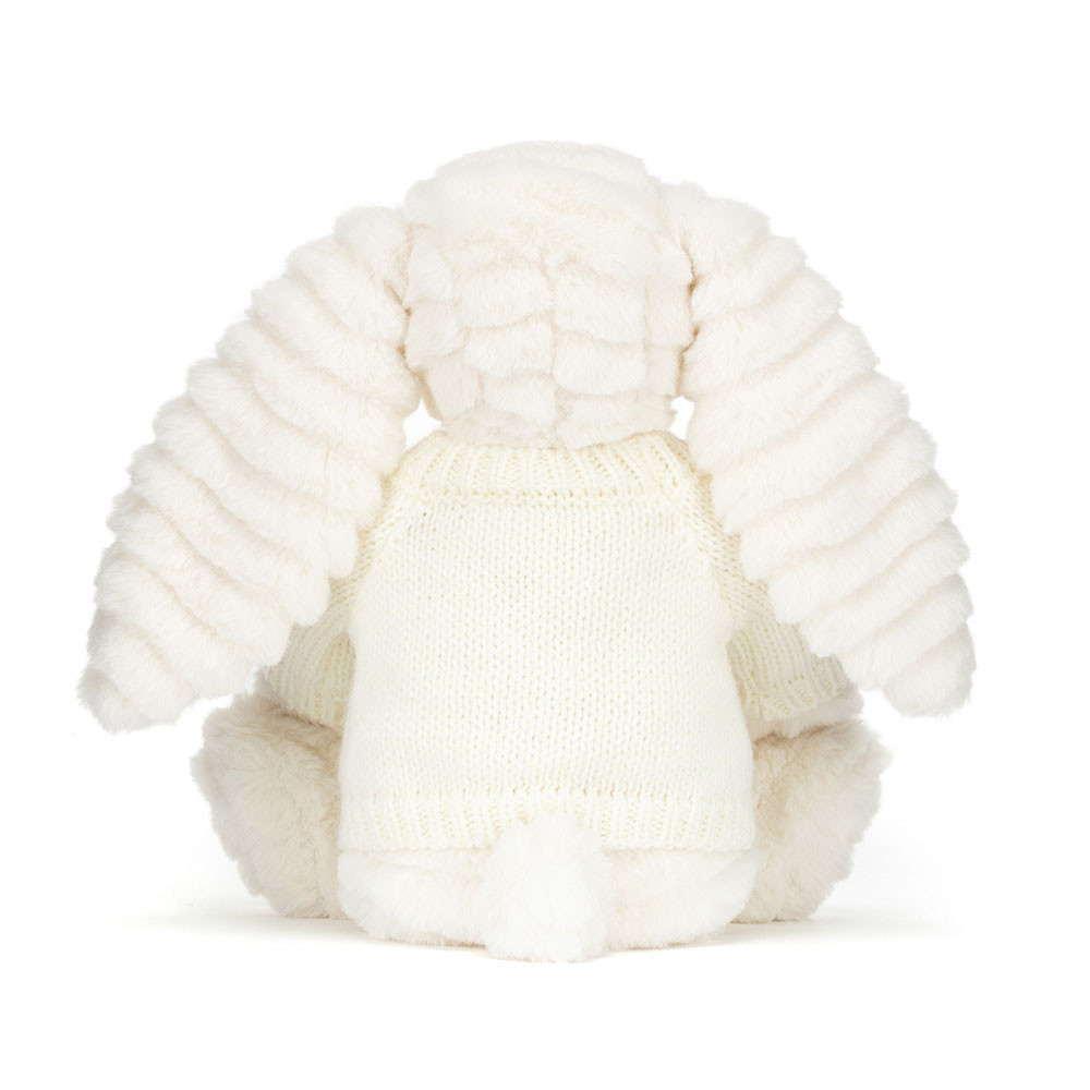 Bashful Luxe Bunny Nimbus with Personalized Cream Jumper - Image 4