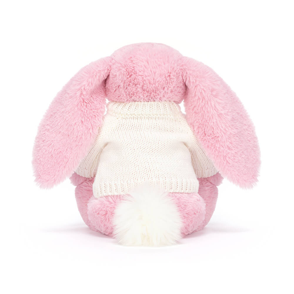 Blushkin Blossom Luxe Bunny with Personalized Cream Jumper - Image 4