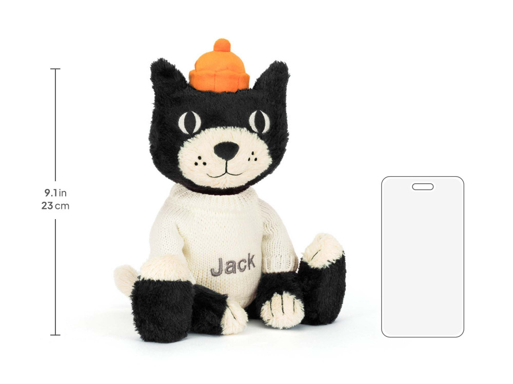 Jellycat Jack with Personalized Cream Jumper - Image 6