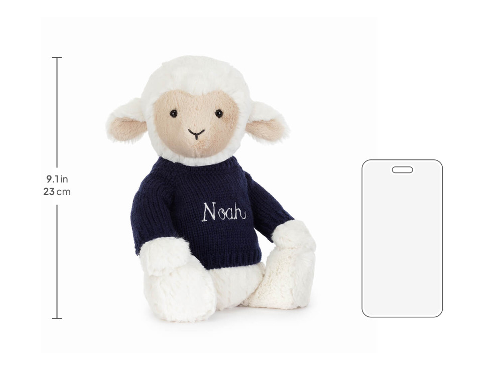 Skipson Lamb with Personalized Navy Jumper - Image 6