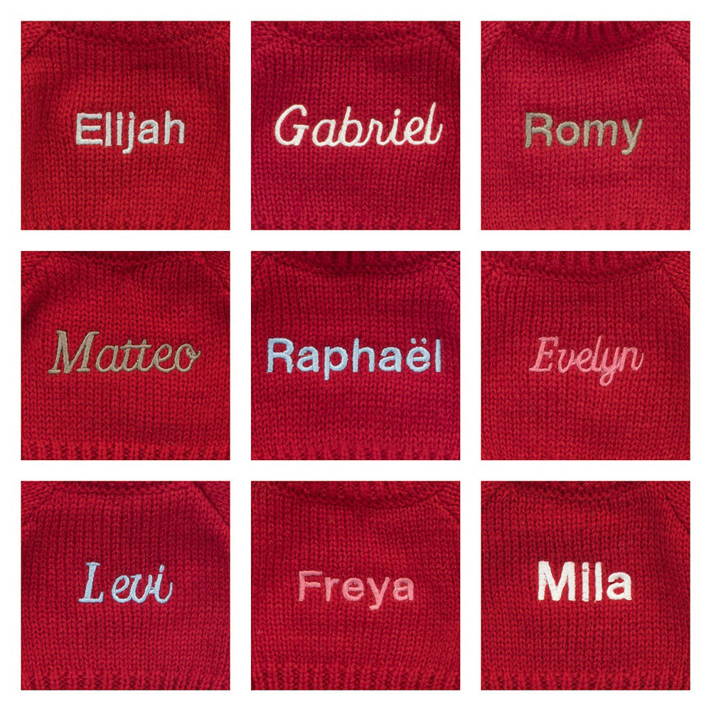 Bashful Tulip Pink Bunny with Personalized Red Jumper - Image 2
