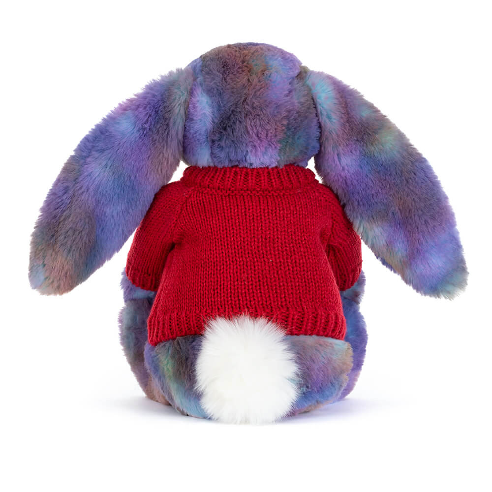 Zodihop Luxe Bunny with Personalized Red Jumper - Image 4