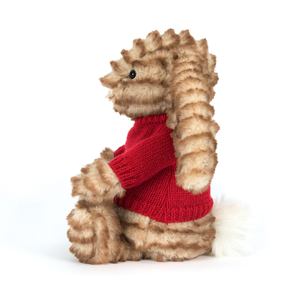 Bashful Luxe Bunny Juniper with Personalized Red Jumper - Image 3
