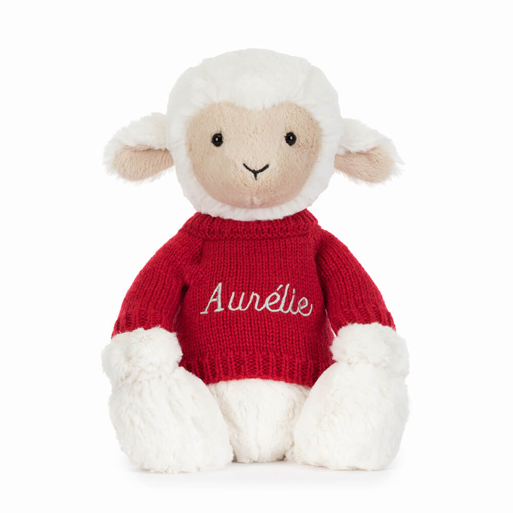 Skipson Lamb with Personalized Red Jumper - Image 5