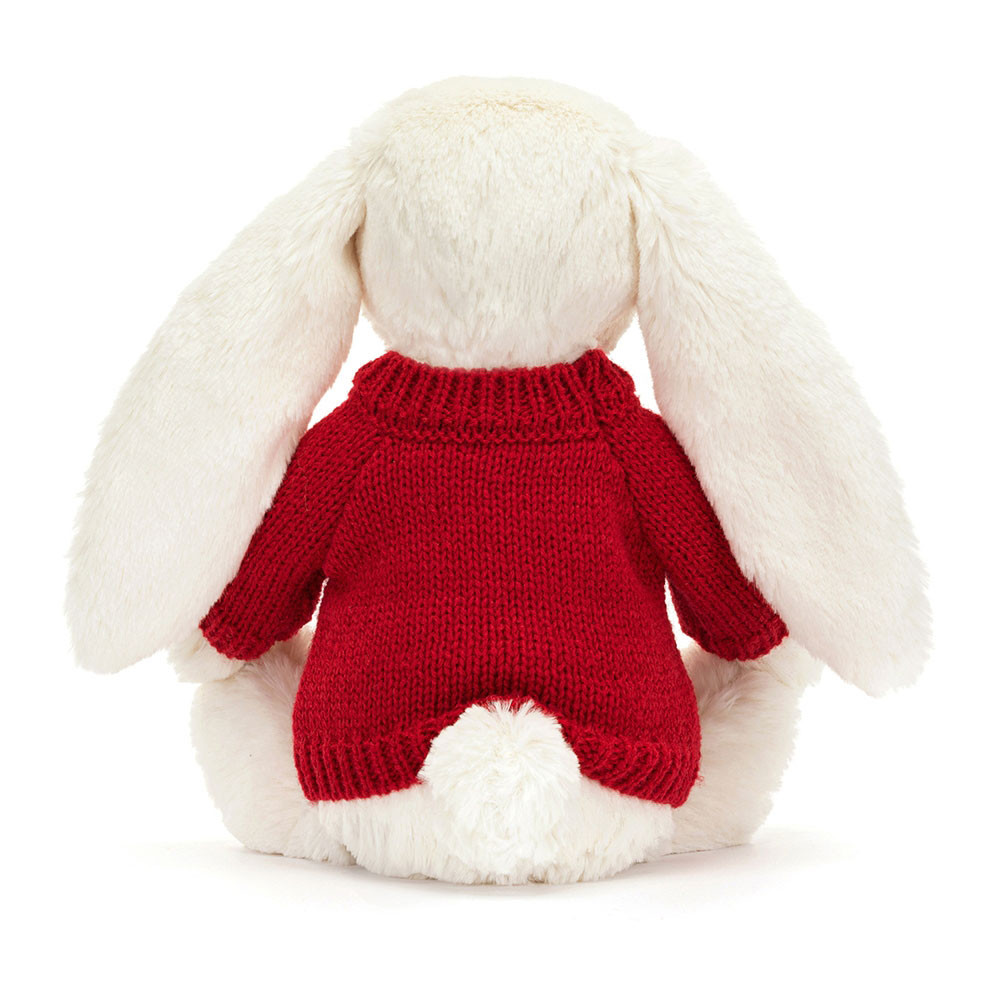 Bashful Twinkle Bunny with Personalized Red Jumper - Image 4