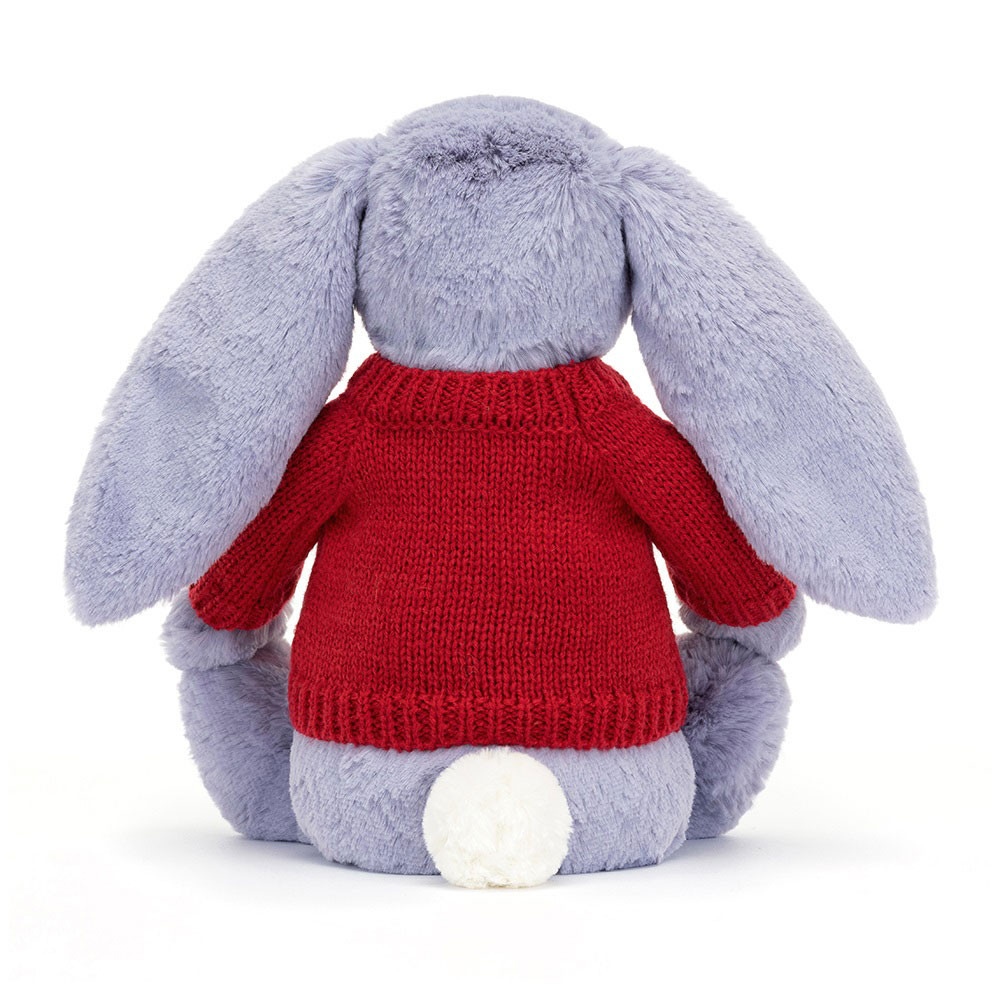 Bashful Viola Bunny with Personalized Red Jumper - Image 4