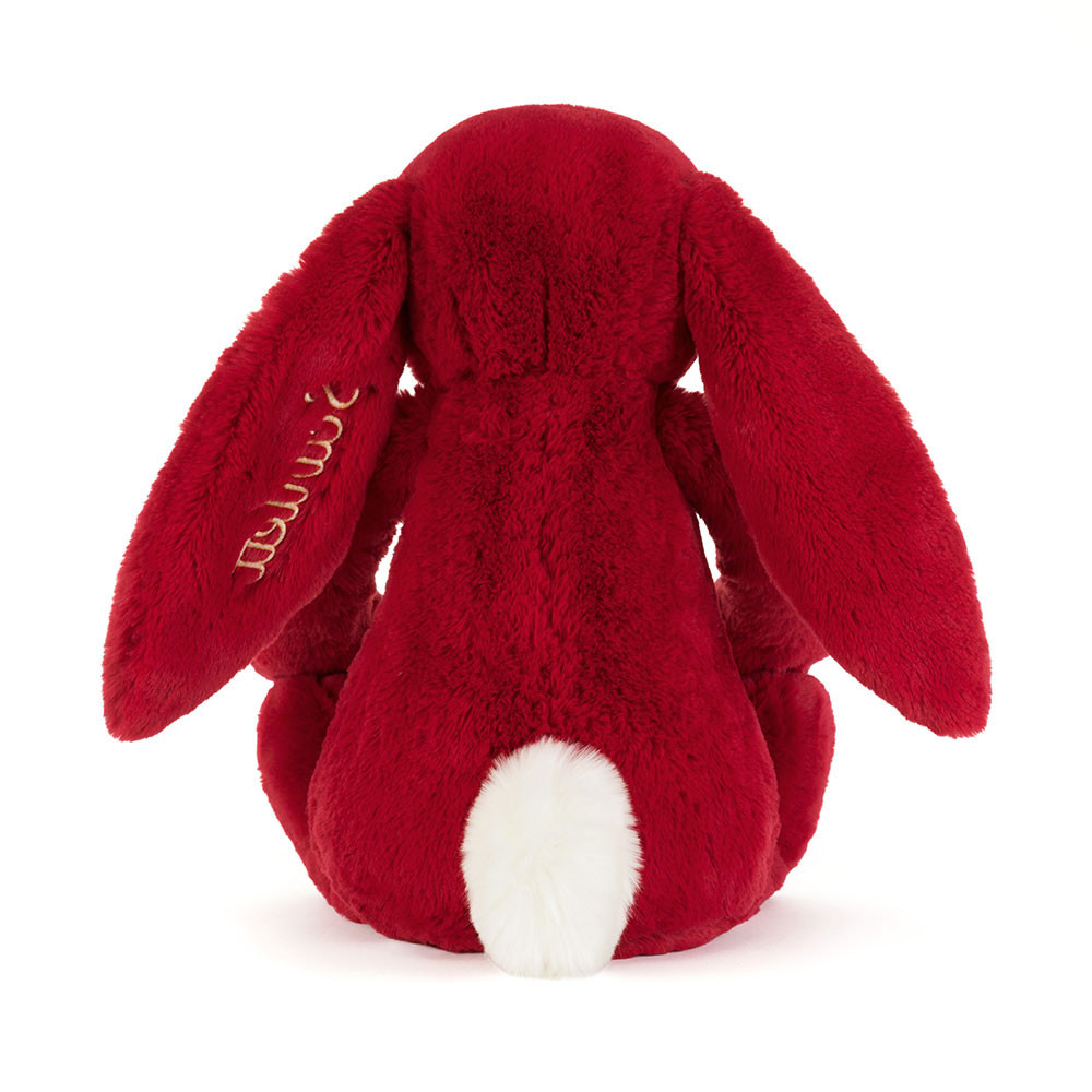Personalized Bashful Luxe Bunny Scarlett Huge - Image 4
