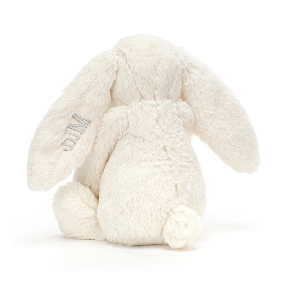 Personalized Bashful Cream Bunny Medium - Image 4