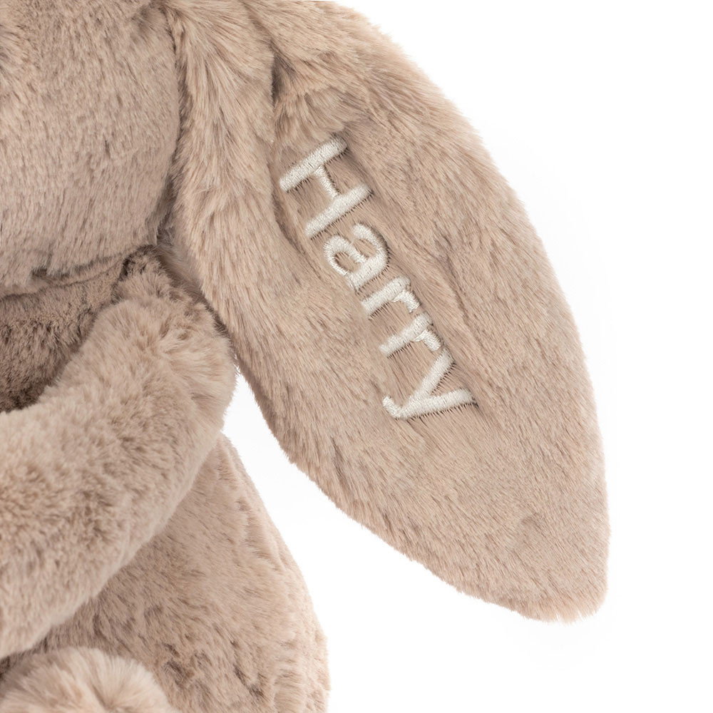 Personalized Bashful Beige Bunny 'Birthday' - Image 2