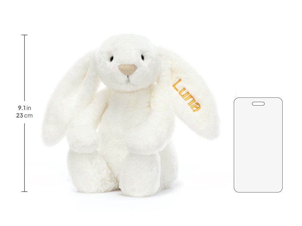 Personalized Bashful Luxe Bunny Luna Medium - Image 6