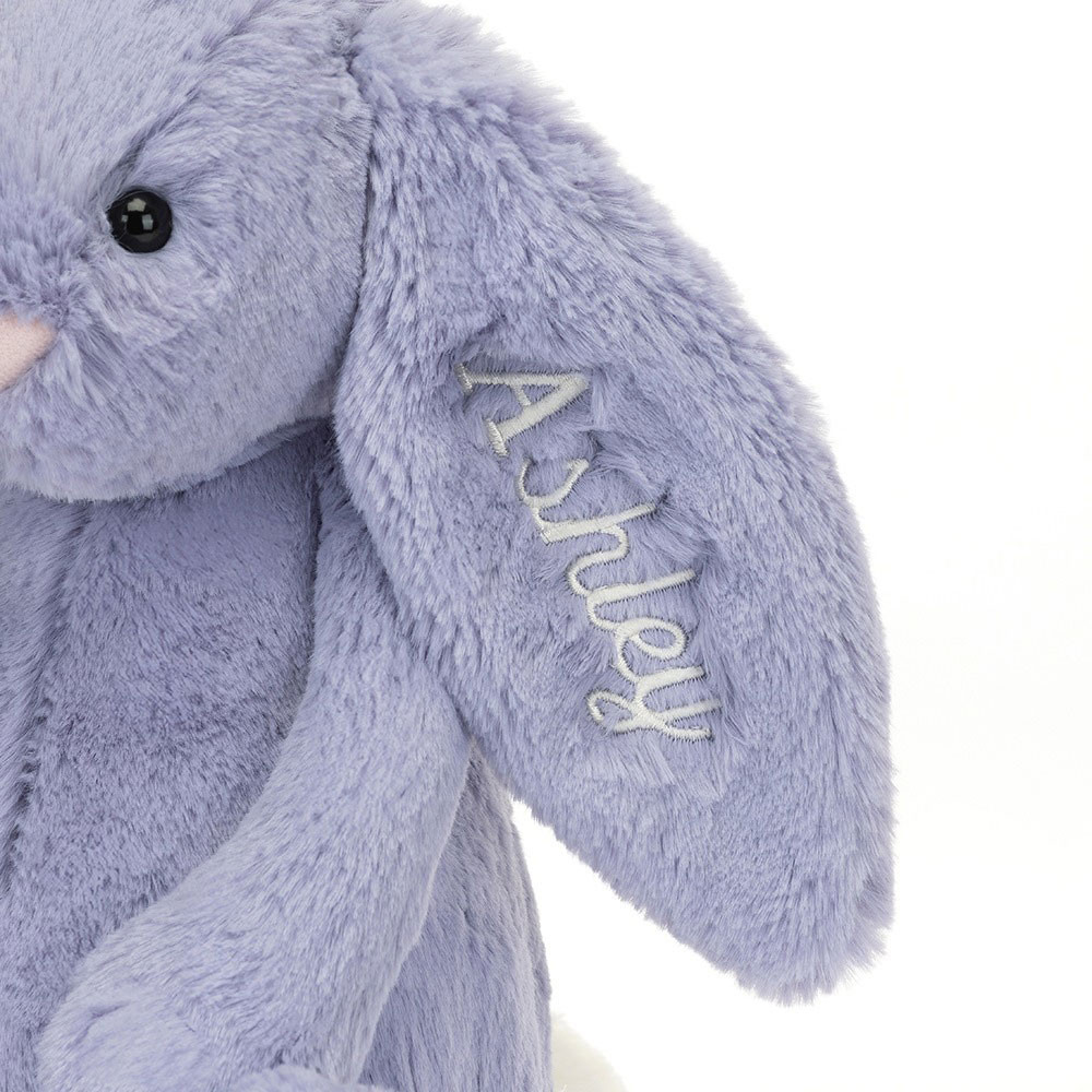 Personalized Bashful Viola Bunny Medium - Image 2