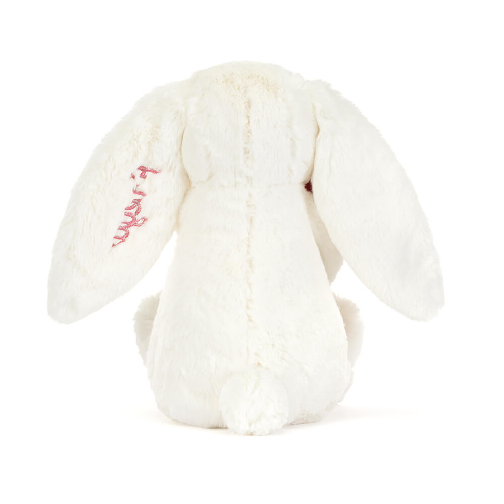 Personalized Cream Bunny with Rose - Image 4
