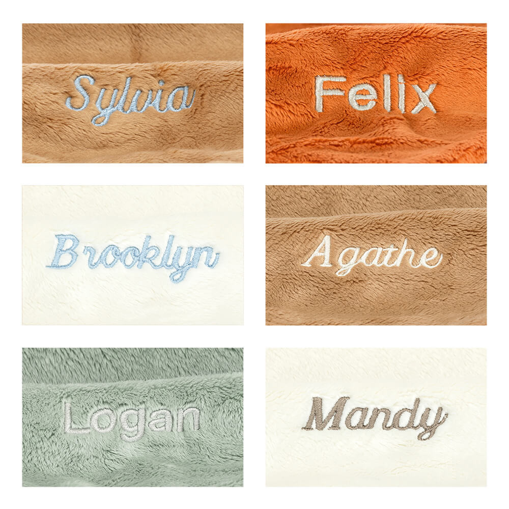 Personalized Blossom Cream Bunny 'Berry' Blankie - Image 4