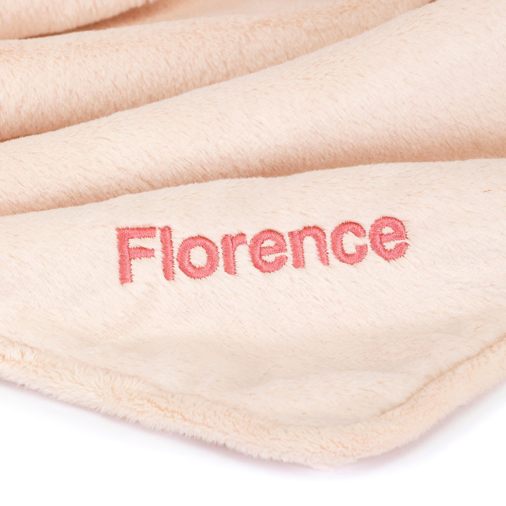 Personalized Bashful Blush Bunny Blankie - Image 2