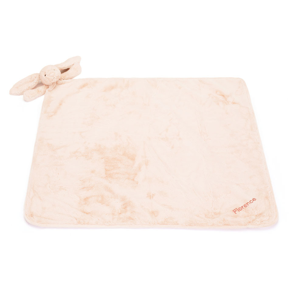 Personalized Bashful Blush Bunny Blankie - Image 3