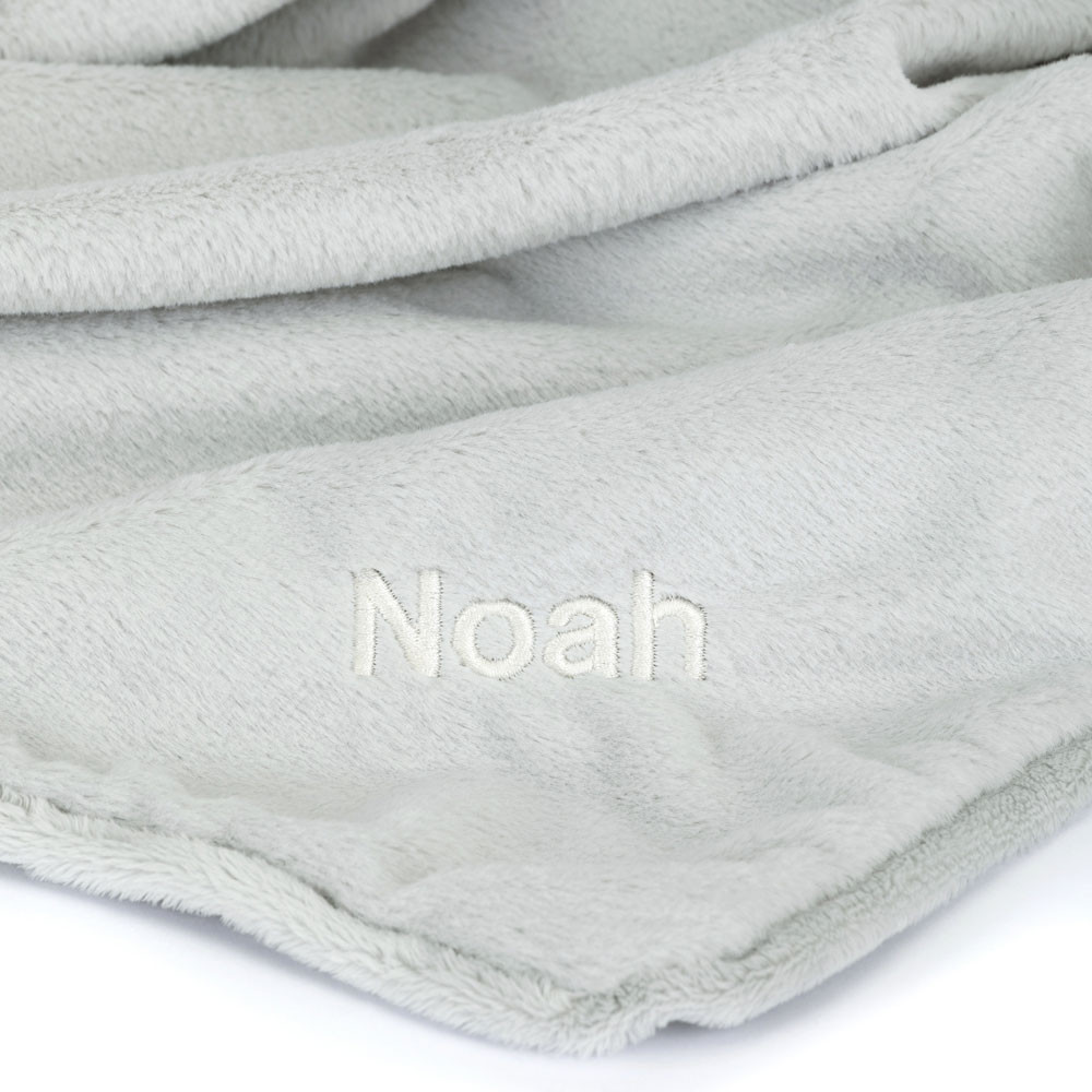 Personalized Bashful Silver Bunny Blankie - Image 2