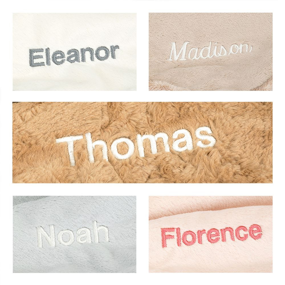 Personalized Bashful Silver Bunny Blankie - Image 4