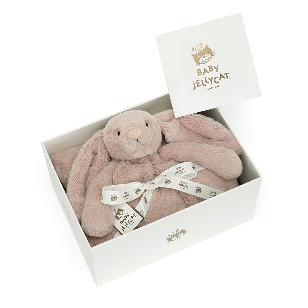 Personalized Bashful Luxe Bunny Rosa Blankie - Image 5