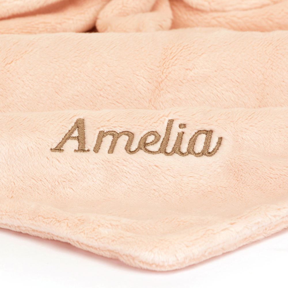 Personalized Bashful Blush Bunny Soother - Image 2