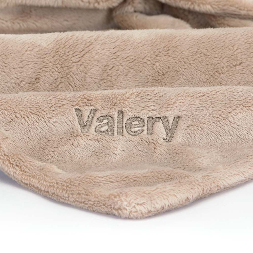 Personalized Bashful Beige Bunny Soother - Image 4