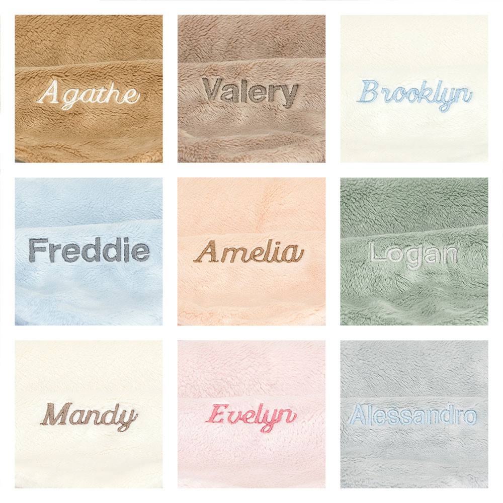 Personalized Bashful Beige Bunny Soother - Image 5