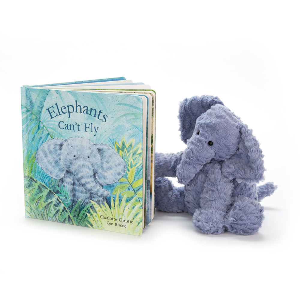 Elephants Can't Fly Book & Fuddlewuddle Elephant Medium - Image 8
